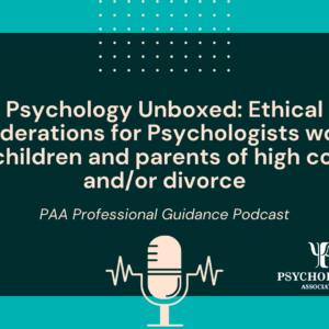 Psychology Unboxed Podcast: Episode 1 - In conversation with Dr. Terry Pezzot-Pearce - V PGP